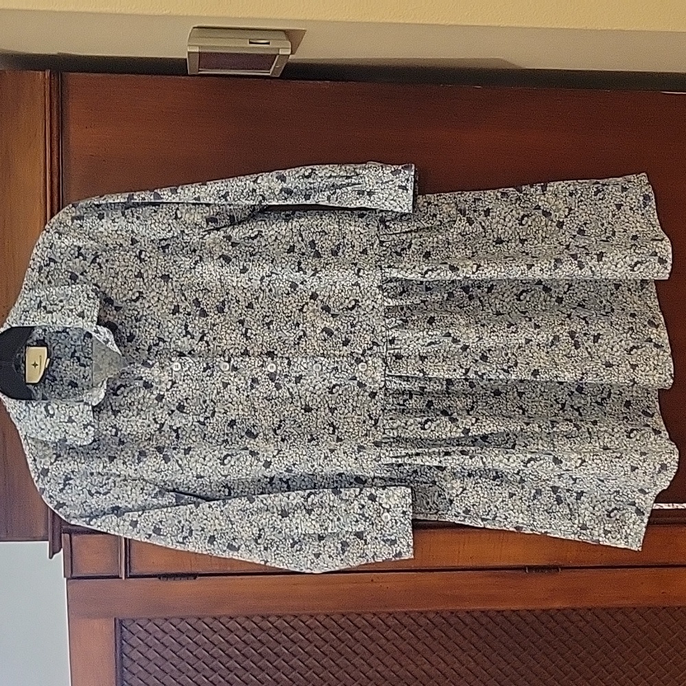 Tuckernuck | Hydrangea Hayes Mini Dress 3/4 Sleeve Size XS Preppy Feminine - Picture 2 of 13